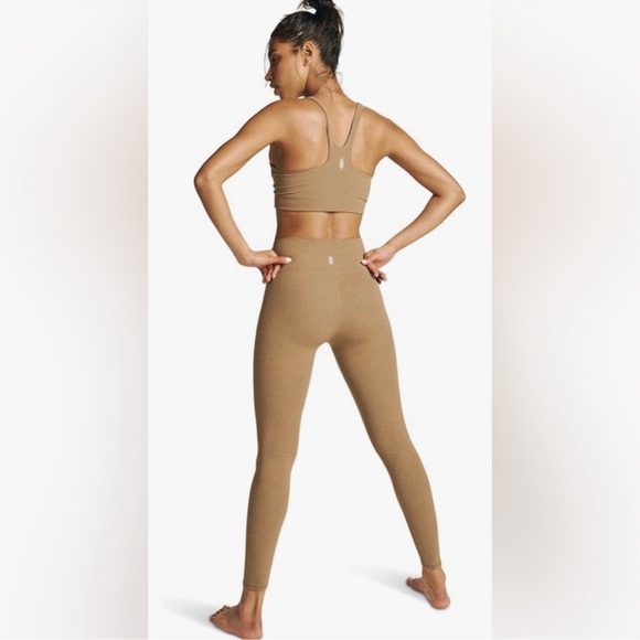 free people movement Pants - FP Movement Never Better Tan 7/8” Leggings Excellent Cond. Size XS